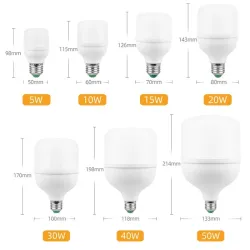copy of LED lamp - energiebesparend - E27 - 220V - 5W - 50WE27