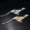 Metalen luipaard - embleem - auto stickerStickers