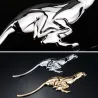 Metalen luipaard - embleem - auto stickerStickers