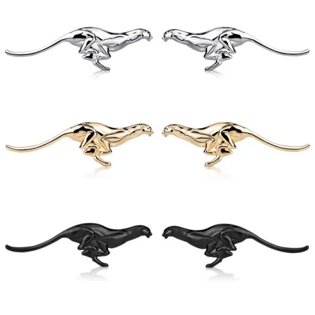 Metalen luipaard - embleem - auto stickerStickers