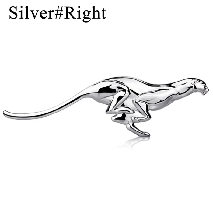 Metalen luipaard - embleem - auto stickerStickers