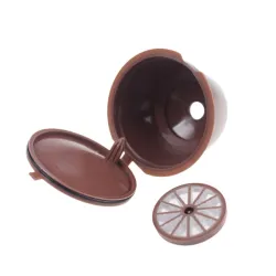 Kunststof koffiecapsules - navulbaar - voor Dolce Gusto - 3 stukskoffiewaren