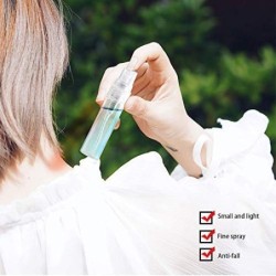 Lege parfumflesjes - plastic flesjes - met verstuiver - 20 stuksParfum