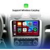 Autoradio - 2 Din - 9 Zoll - Android 10 - 8GB - 128GB - Bluetooth - GPS - Carplay - für Volkswagen Golf 5 6 Passat