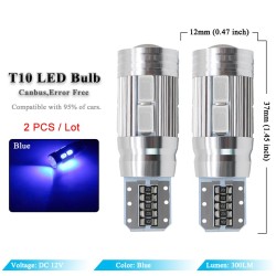 Autolampe - LED - T10 W5W - 10 SMD - 12V - 2 Stück