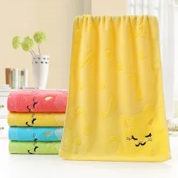 Zachte baby badhanddoek - katoenTextiel