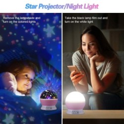 LED-Nachtlampe - Sternenhimmelprojektor - drehbar - 3W
