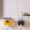 Olie / vloeistof / azijn dispenser - transparante bak met deksel - wandmontageTools
