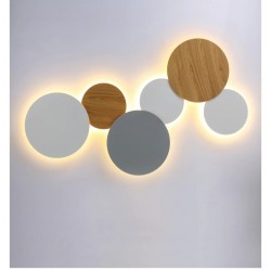 Moderner nordischer Stil - LED-Licht - runde Wandleuchte