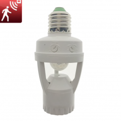 E27 lamphouder - met infrarood PIR bewegingssensorVerlichtingsarmaturen