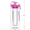 Water bottle / fruit infuser - BPA Free - 800ml / 1000mlWater bottles