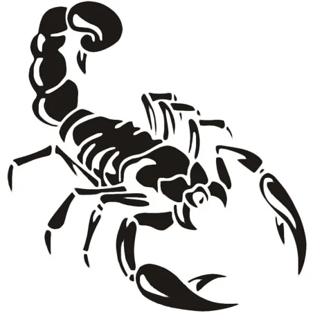 3D schorpioen - auto stickerStickers