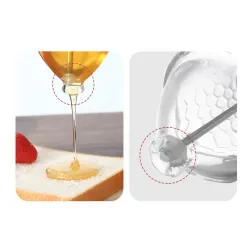 Honingdispenser - transparante potKeuken
