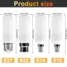 LED flame lamp - fire effect bulb - 3 modes - 5W - E27 - E12 - E14 - B22E14