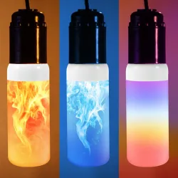 LED vlamlamp - vuureffect lamp - 3 standen - 5W - E27 - E12 - E14 - B22E14