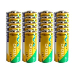 Originele lithium batterij - CR123A - 1600 mAh - 20 stuksBatterijen
