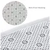 Decoratief geometrisch tapijt - antislip - schedel / rozenTapijten