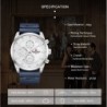 NAVIFORCE - fashionable Quartz watch - leather strap - waterproof - whiteWatches