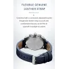 NAVIFORCE - modieus quartz horloge - lederen band - waterdicht - rosé goud/zwartHorloges