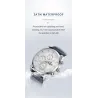 NAVIFORCE - modieus quartz horloge - lederen band - waterdicht - rosé goud/zwartHorloges