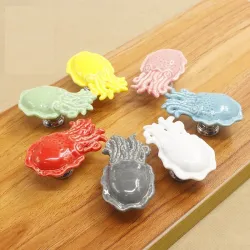 Keramische meubelgrepen - knoppen - octopusvormMeubels
