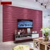 3D wall sticker - self adhesive foam - wallpaper - waterproof - brick design - 60 * 30cmWall stickers