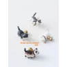 Decorative furniture handles - wall hooks - cat shapedFurniture