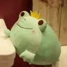 Kikker met kroontje - knuffel/kussenKnuffels
