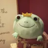 Kikker met kroontje - knuffel/kussenKnuffels
