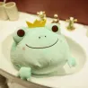 Kikker met kroontje - knuffel/kussenKnuffels