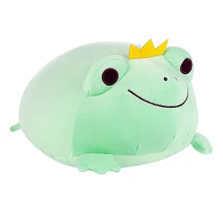 Kikker met kroontje - knuffel/kussenKnuffels