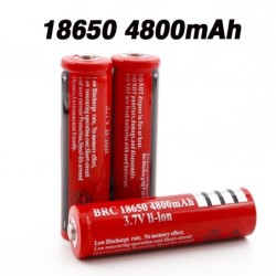 18650 Li-on batterij - oplaadbaar - 3,7V - 4800mAhBatterijen