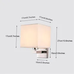 LED wandlamp - moderne textiellamp - E27 - 5WWandlampen