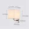 LED wandlamp - moderne textiellamp - E27 - 5WWandlampen