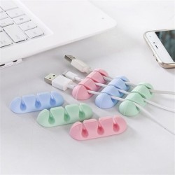 Silicone cable organizer - 3-row - 2 piecesAdhesives & Tapes