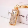 Crystal bottle perfume - keychainKeyrings