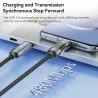 USB C to type C cable - fast charging - data transmission - with LCD display - 60W / 100WCables