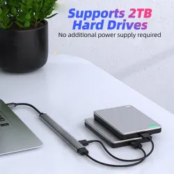 Type-C / USB A - USB 3.0 HUB - OTG - 4/7-poorts - splitter - adapterHubs