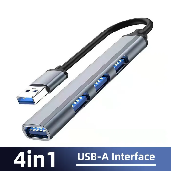 Type-C / USB A - USB 3.0 HUB - OTG - 4/7-poorts - splitter - adapterHubs