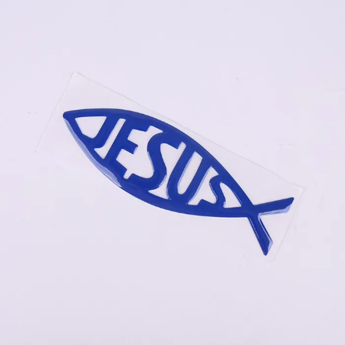 Jezus / vissymbool - autostickerStickers