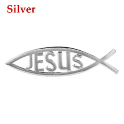 Jezus / vissymbool - autostickerStickers