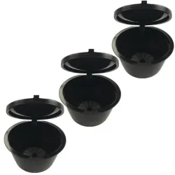 Hervulbare / herbruikbare koffiecapsules - voor Dolce Gusto - 3 stuksKoffiefilters
