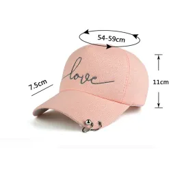 Baseball snapback cap - Love-lettersPetten & Hoeden