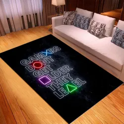 Decoratieve vloermat - tapijt - spelconsolesymbolenTapijten