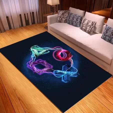 Decoratieve vloermat - tapijt - spelconsolesymbolenTapijten