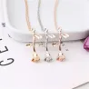 Elegante ketting met rozen hangerKettingen