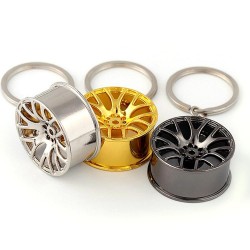 Car wheel rim - keychainKeyrings