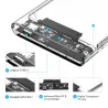 ORICO - 2.5inch - transparante HDD behuizing - met kabel - type C Gen 2 - USB3.1HDD behuizing