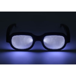 LED-Leuchtbrille - Punk-Stil - USB
