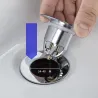 Kitchen / bathroom sink plug - pop-up buttonSink strainers